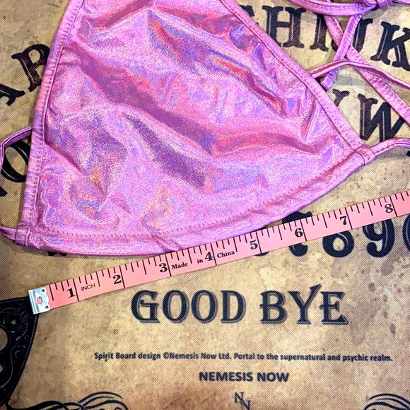 NWOT PLUS STRAPPY METALLIC BRALETTE - Picture 9 of 9